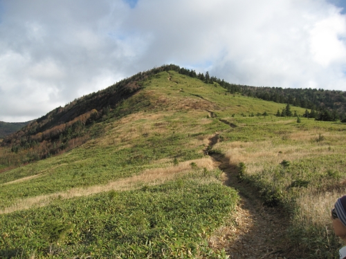 御飯岳への登山道