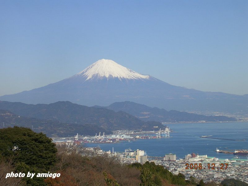 日本平より富士山です