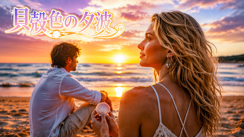 貝殻色の夕波(Hawaiian Pop)