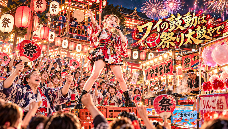 ワイの鼓動は祭り太鼓やで(Idol Pop)
