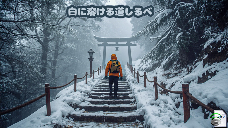 白に溶ける道しるべ(Folk)