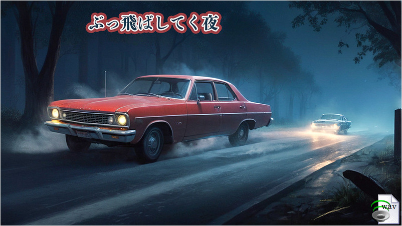 ぶっ飛ばしてく夜(Folk Rock)