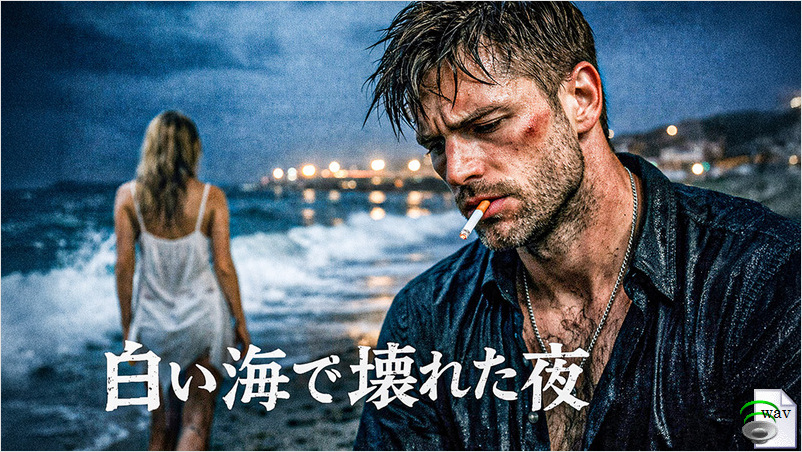 白い海で壊れた夜(Dark R&B)