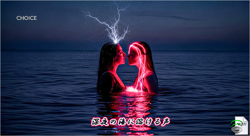 深夜の海に溶ける声(Hawaiian Dark EDM)