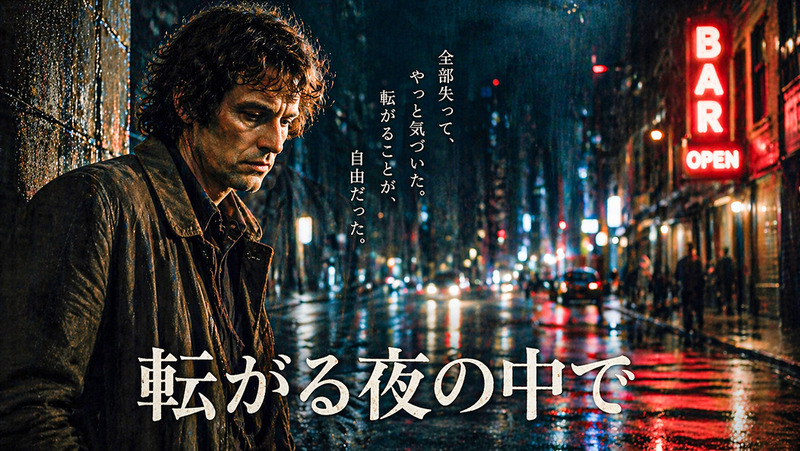 転がる夜の中で(Folk Rock)