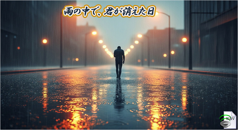 雨の中で、君が消えた日(Rock Ballad)