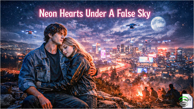 Neon Hearts Under A False Sky(Alternative Rock)