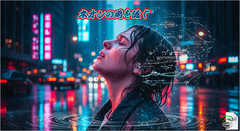 ネオンの雨を泳ぐ(Blues)