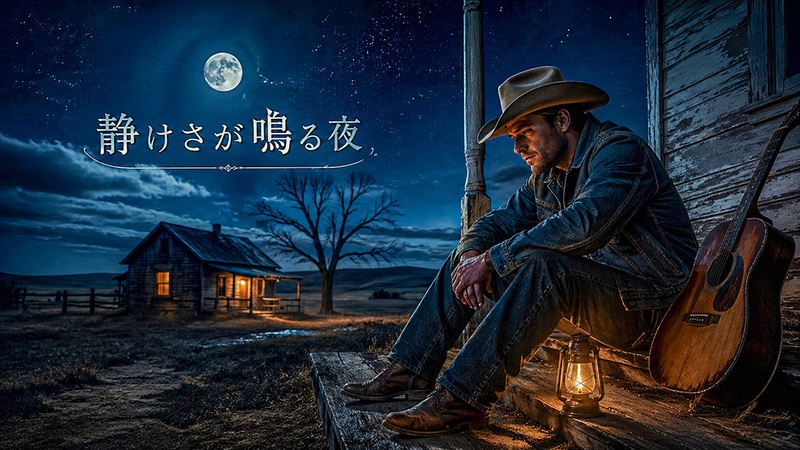 静けさが鳴る夜(Country Blues)
