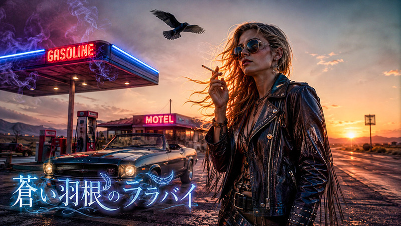 蒼い羽根のララバイ(Mystic Country Rock)