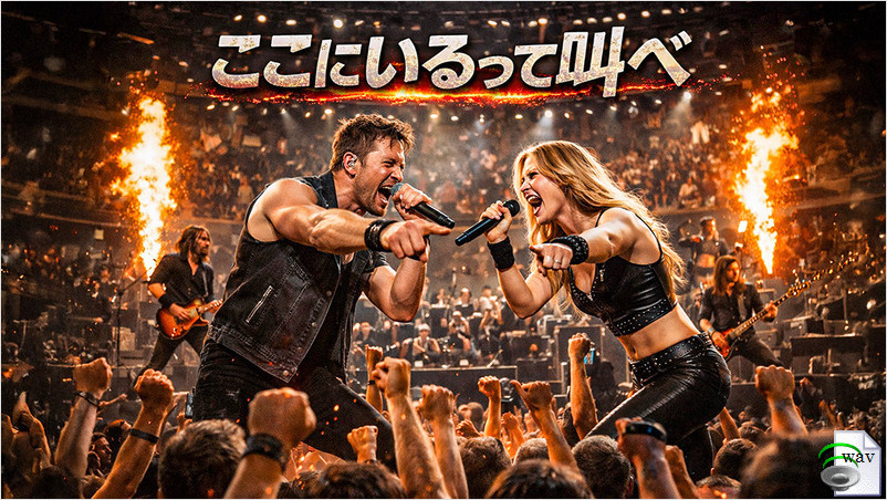 ここにいるって叫べ(Live Rock)