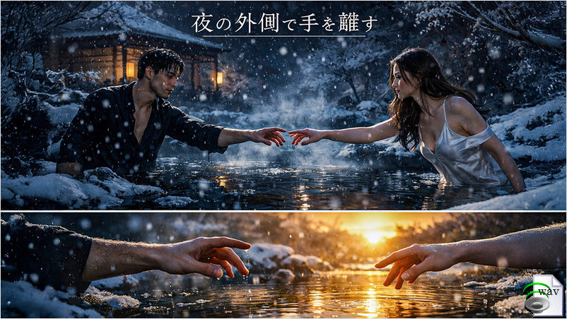 夜の外側で手を離す(Indie Folk)