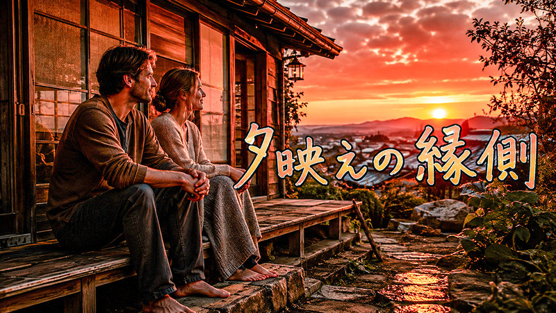 夕映えの縁側(Tsugaru Folk)