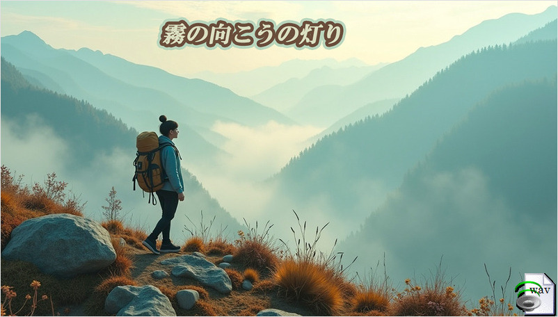 霧の向こうの灯り(Folk Ballad)