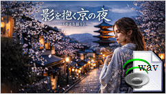 影を抱く京の夜(Japanese Folk Pop)